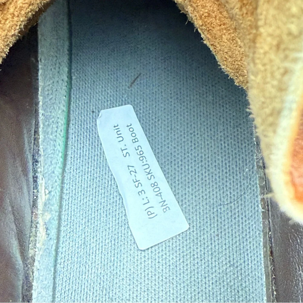LL Bean  Women Size 9 Brown Leather Boots 6" Padded Collar Hunting Duck Boot - Picture 9 of 10